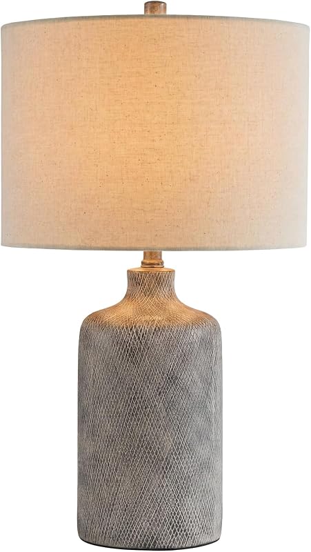 Signature Design by Ashley Linus 24.5" Ceramic Bedside Table Lamp, Black - image 1 of 4