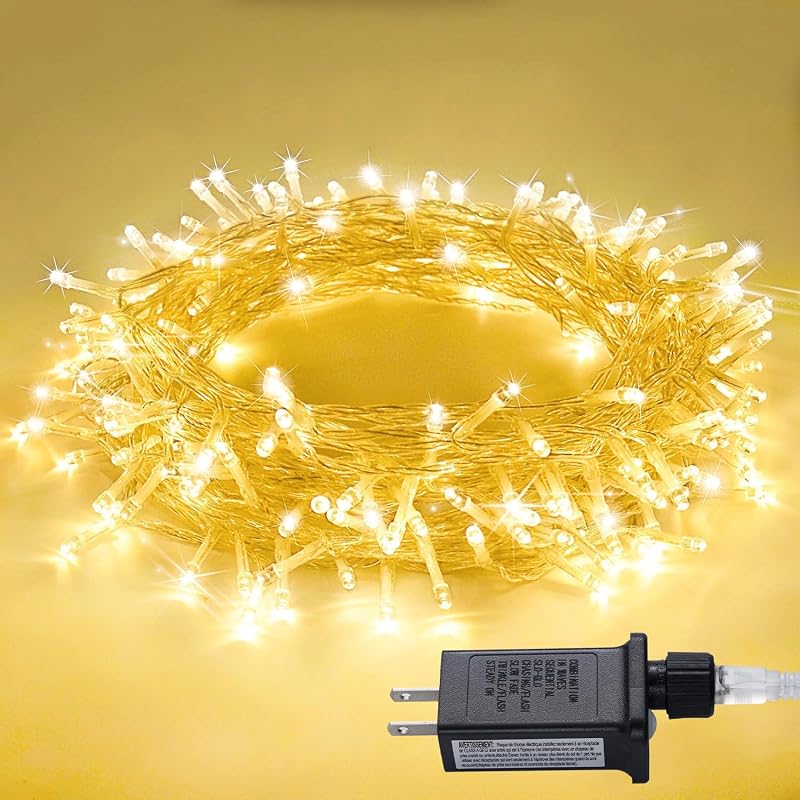 JMEXSUSS 100 LED String Lights Indoor Bedroom Warm White Christmas Lights - image 1 of 4