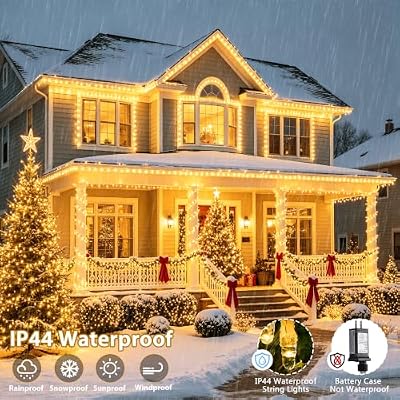 JMEXSUSS 168FT 600 LED Christmas Lights Outdoor Waterproof String Lights - image 3 of 4