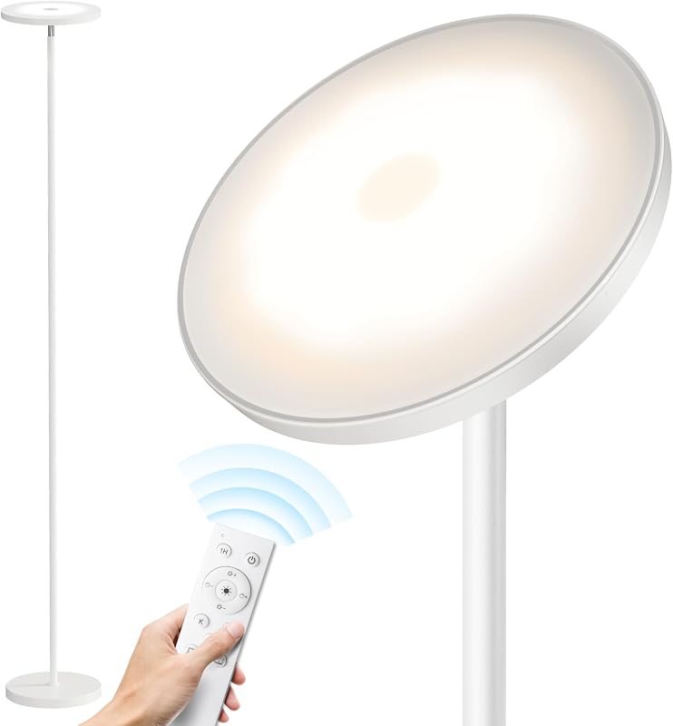 SUNMORY Floor Lamps for Living Room,LED Standing Lamp with Remote Control - image 1 of 4
