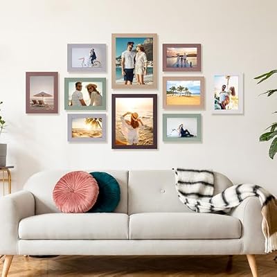 Funtopia 10 Pack Picture Frames Set, Picture Frames Collage Home Wall Decor - image 3 of 4