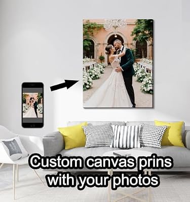 TreeDeal Custom Canvas Prints with Your Photos, Framed 11” x 14” Personalized Pictures Print, Customized Photo to Canvas Wall Art Ideal for Home Decor Gift Wrapping Pets Family Baby Wedding - image 3 of 4