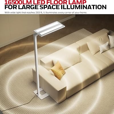 Honeywell 06E Ultra Sunturalux Dual-Light LED Floor Lamp Modern 16500LM - image 4 of 4