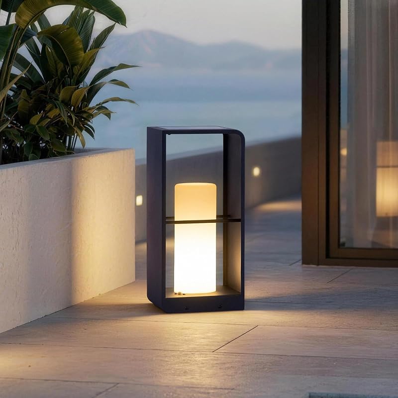Outdoor Solar Lanterns Waterproof IP65, LED Outdoor Floor Lamp - Floor Lamps, product photo on a white background