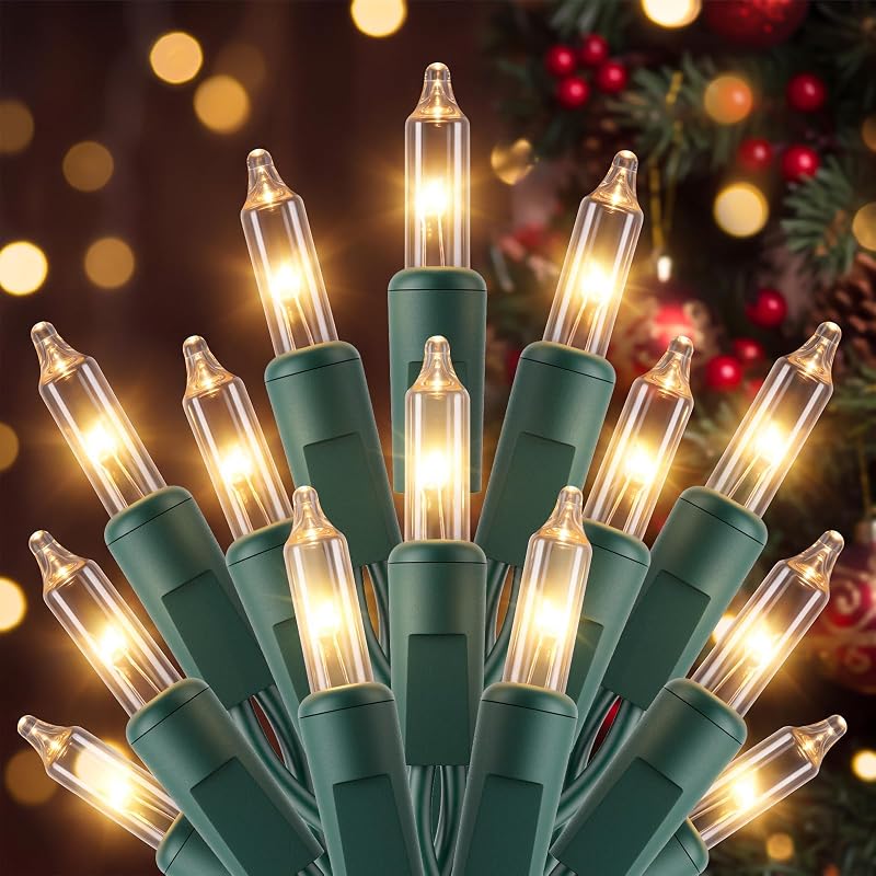 Minetom LED Christmas Lights, 20FT 100 Count Christmas String Lights - image 1 of 4