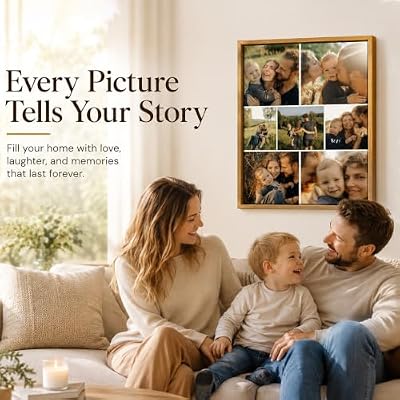 Berfite Custom Canvas Prints with Your Photos for Family Wall Art - image 3 of 4